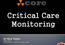 Core Critical Care Monitoring